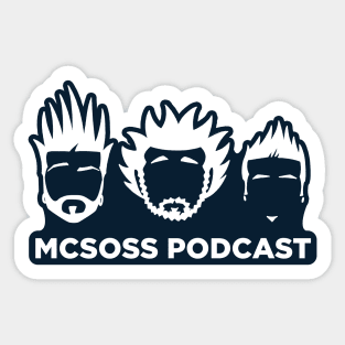 McSoss Podcast Sticker Sticker